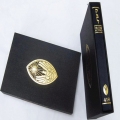 HARDCOVER BOOK PRINTING WITH SLIPCASE WITH GOLD FOILED ON TITLE 