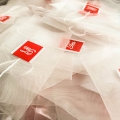 NYLON TEA FILTER BAG WITH STRING AND CUSTOM PRINTING LOGO TAG 
