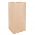RETAIL PACKAGING BROWN KRAFT PAPER GROCERY BAG WITHOUT HANDLE 