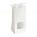 PLA LINED BROWN KRAFT PAPER TIN TIE COFFEE BAG 