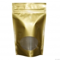 WHOLESALE DOY PACK STAND UP POUCH WITH OVAL WINDOW 