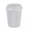 DISPOSABLE CUSTOM PRINTED RIPPLE WALL PAPER COFFEE CUP 