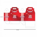 TAKE AWAY SNACK BOXES WITH HANDLE FOR CHICKEN SHOPS 