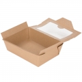 RESTAURANT TAKE OUT KRAFT PAPER FOOD BOX 