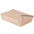 RESTAURANT TAKE OUT KRAFT PAPER FOOD BOX 