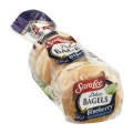 CUSTOM PRINTED PLASTIC LDPE BAGEL BAG 