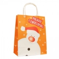 CUSTOM PRINTED CHRISTMAS GIFT BAG WITH TWISTED HANDLE 