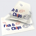 GREASE PROOF BURGER CHIPS PACKAGING PAPER BAG 