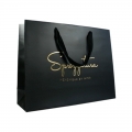 GLOSS LAMINATED HOT STAMPING PAPER GIFT BAGS WITH HANDLES 
