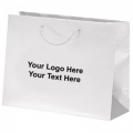Luxury gloss laminated rope hanlde paper carrier bag 