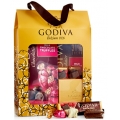 WINDOWED LUXURY PAPER GIFT BAGS FOR CHOCOLATE 