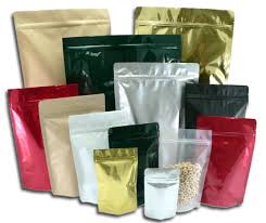 STAND UP POUCH WITH ZIPPER: : FAVORITE FOR SNACK PACKAGING MARKET 